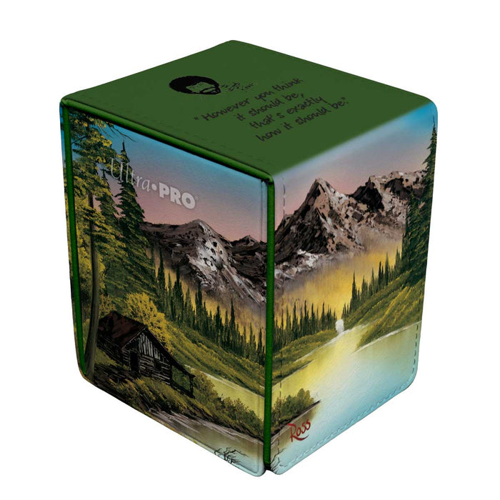 Ultra PRO: Alcove Flip Deck Box - Bob Ross Collection (Mountain Retreat) - for just $14.95! 