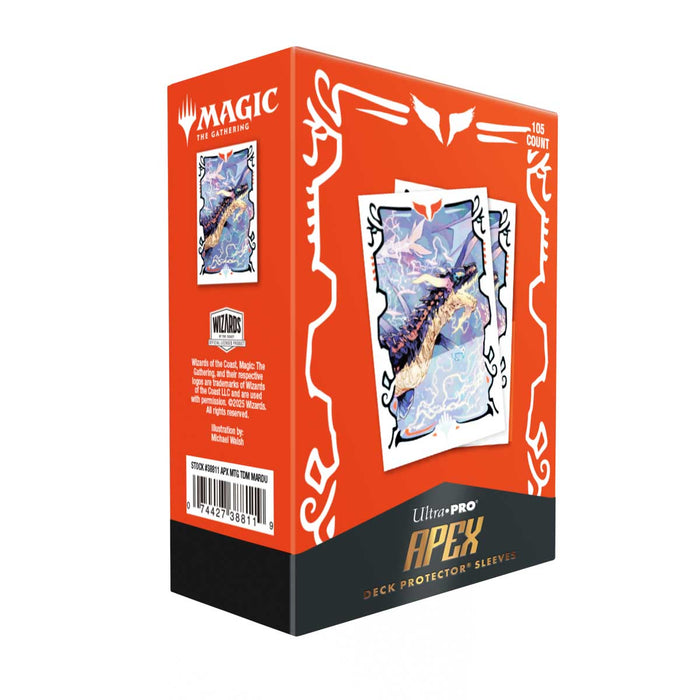 Ultra Pro Magic: The Gathering - Apex Sleeves 105ct - Tarkir: Dragonstorm (Mardu) - for just $14.95! 