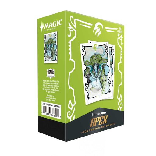 Ultra Pro Magic: The Gathering - Apex Sleeves 105ct - Tarkir: Dragonstorm (Temur) - for just $14.95! 