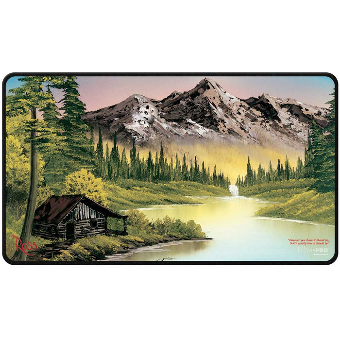 Ultra PRO: Playmat - Bob Ross Collection (Mountain Retreat) - for just $14.95! 