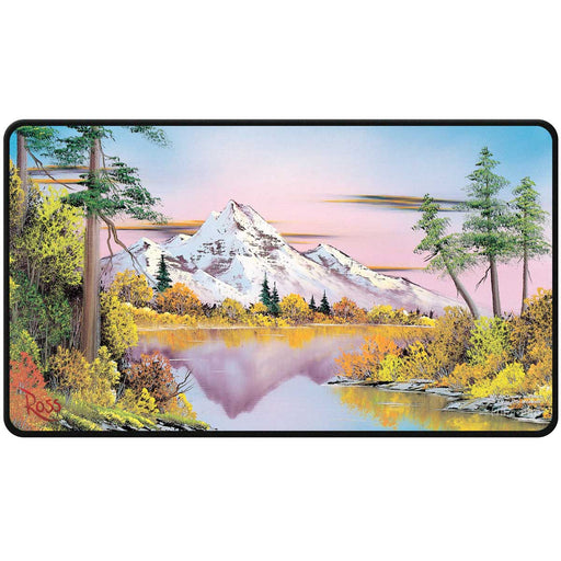 Ultra PRO: Playmat - Bob Ross Collection (Mighty Mountain Lake) - for just $14.95! 