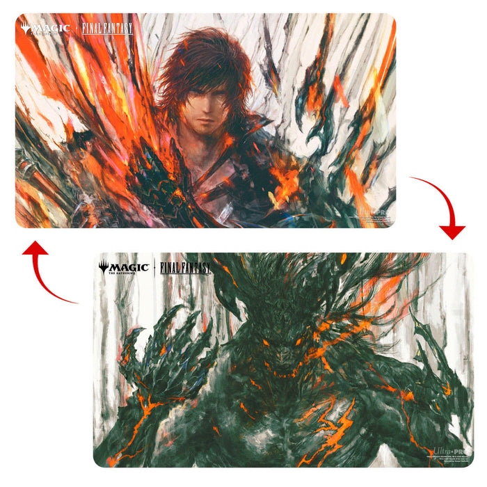 Ultra PRO Magic: The Gathering - Double-Sided Playmat - Final Fantasy (Clive, Ifrit’s Dominant / Ifrit, Warden of Inferno) - for just $29.95! 