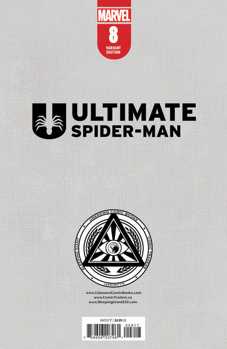 Ultimate Spider-Man #8 Unknown Comics Ejikure Exclusive Virgin Var (08/21/2024) - for just $20! 