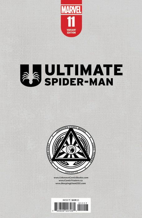 ULTIMATE SPIDER-MAN #11 UNKNOWN COMICS KAARE ANDREWS EXCLUSIVE VIRGIN VAR (11/20/2024) - for just $10! 