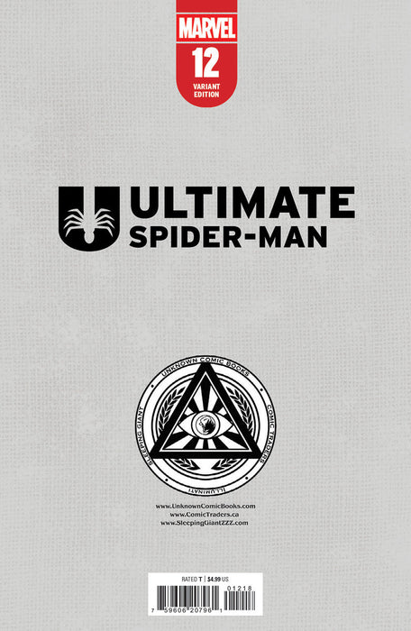 Ultimate Spider-Man #12 Unknown Comics Leirix Exclusive Virgin Var (12/18/2024) - for just $20! 