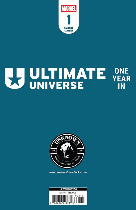 Ultimate Universe: One Year In #1 2nd PTG Unknown Comic Ivan Tao Exclusive Var (02/05/2025) - for just $15! 