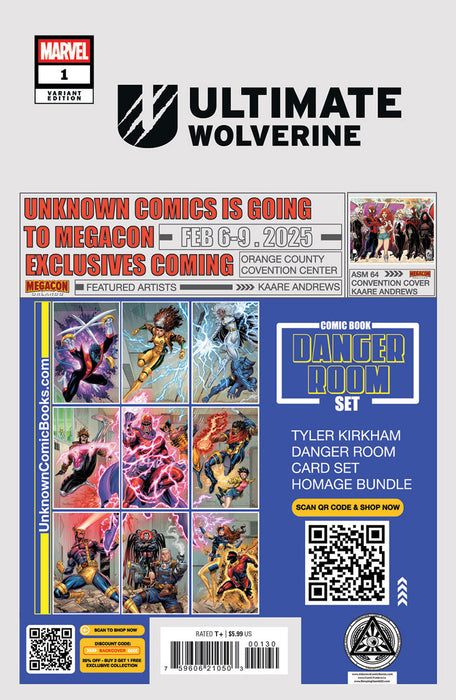 [Signed by Tyler Kirkham] Ultimate Wolverine #1  Unknown Tyler Kirkham Excl Prem Var - for just $30! 