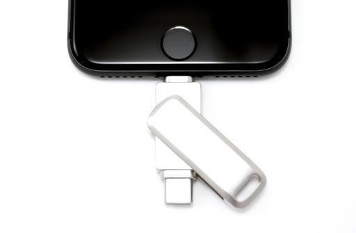 Bolt Dual USB Flash Drive - Type C & Lightning - Apple iPhone Compatible - for just $12.99! 
