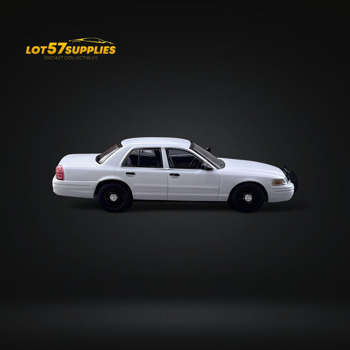 Rollin Ford Crown Victoria White Undercover Unmarked Police Car 1:64 - for just $42.99! 