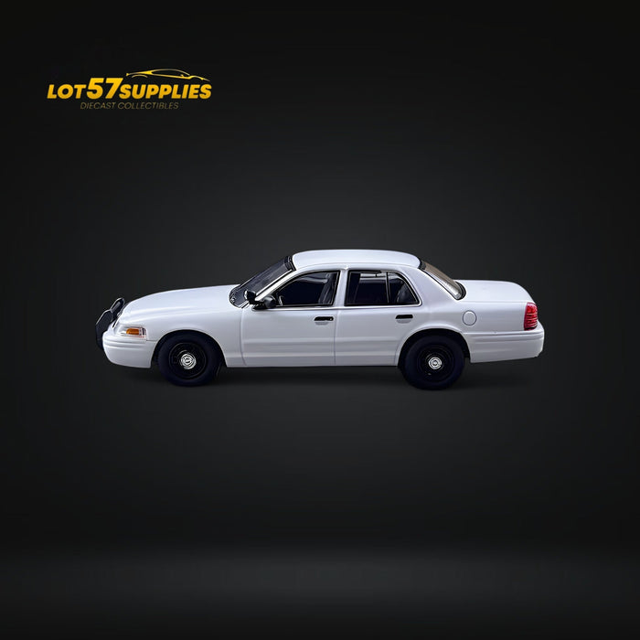 Rollin Ford Crown Victoria White Undercover Unmarked Police Car 1:64 - for just $42.99! 