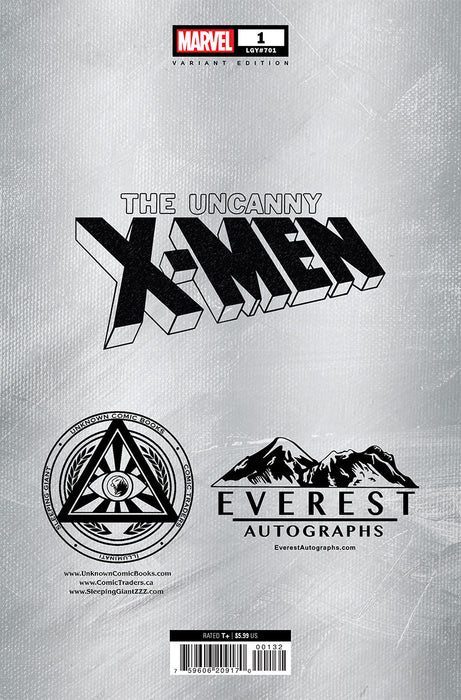 Uncanny X-Men #1 Unknown Comics Marvel Studios Exclusive Var (08/07/2024) - for just $20! 