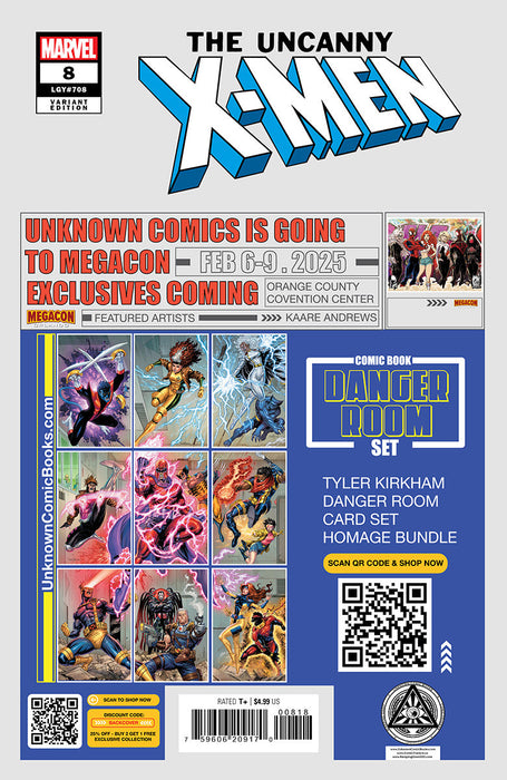 [Signed by Leirix] Uncanny X-Men #8 Unknown Comics Leirix Exclusive Virgin Var [IN STOCK] - for just $40! 