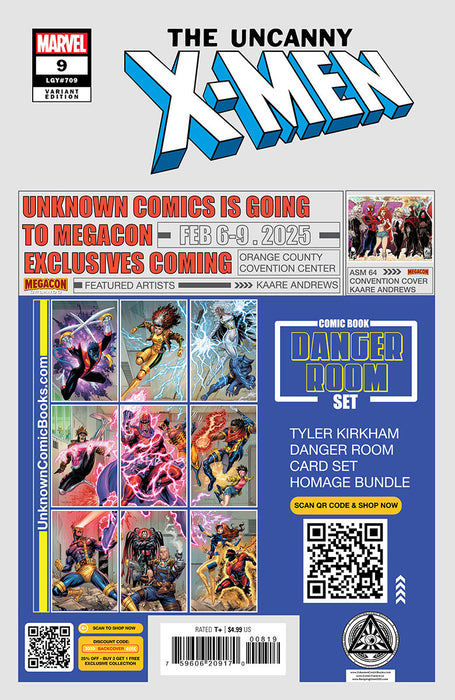 Uncanny X-men #9 Unknown Comics Stephen Segovia Exclusive Virgin Var (01/22/2025) - for just $30! 