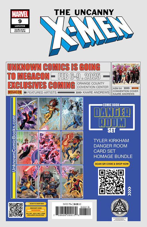 Uncanny X-men #9 Unknown Comics Stephen Segovia Exclusive Virgin Var (01/22/2025) - for just $30! 