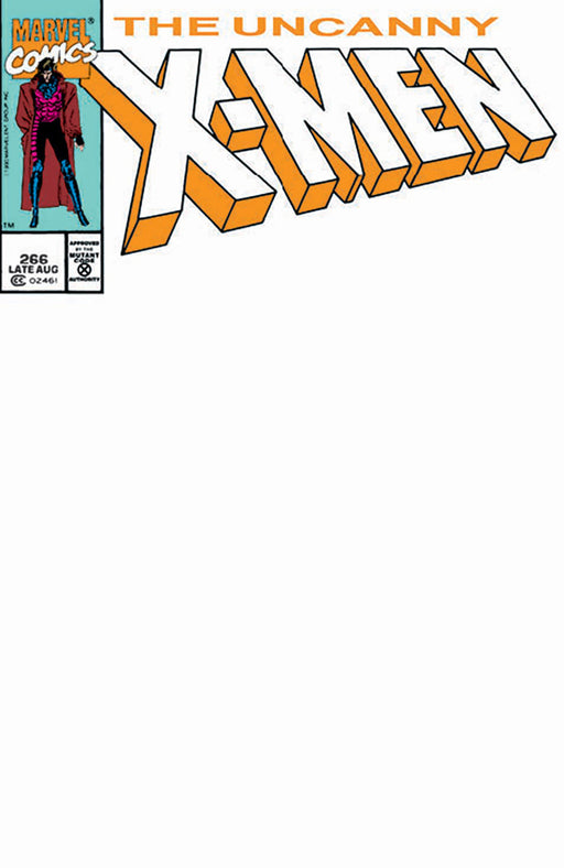Uncanny X-Men #266 Facsimile Unknown Comics Exclusive Blank Var (08/07/2024) - for just $20! 