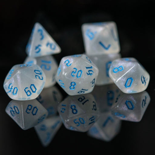 Unicorn Tears (Blue) Acrylic Dice Set - Just $9.99! Shop now at Retro Gaming of Denver