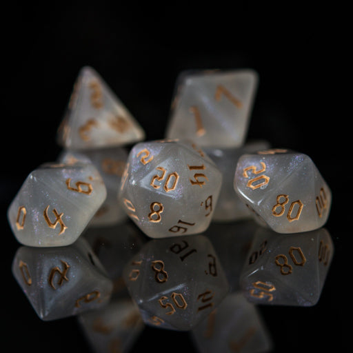 Unicorn Tears (Gold) Acrylic Dice Set - Just $9.99! Shop now at Retro Gaming of Denver