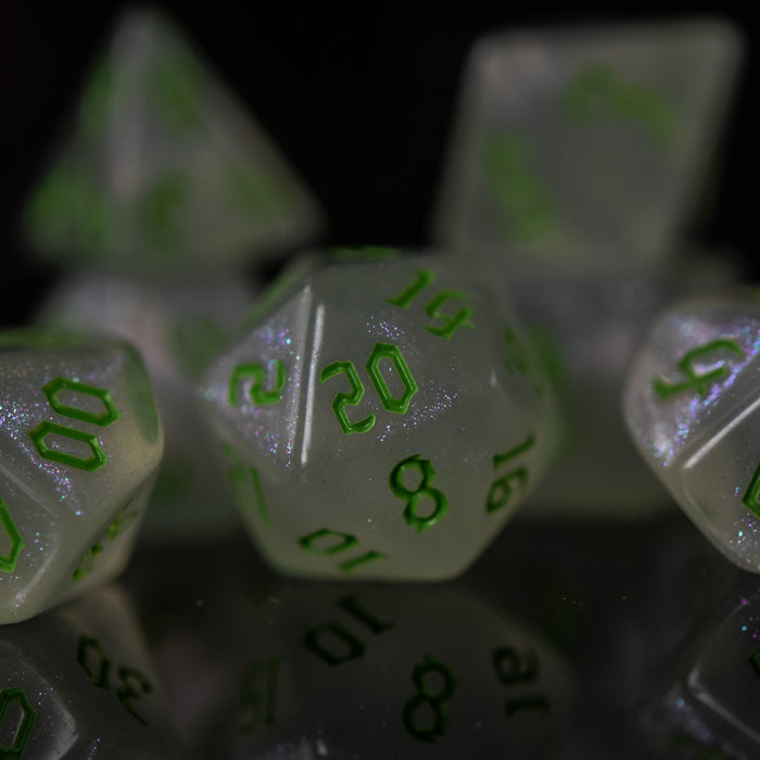 Unicorn Tears (Green) Acrylic Dice Set - Just $9.99! Shop now at Retro Gaming of Denver