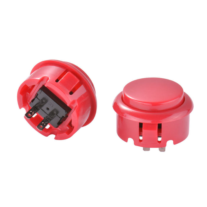 2 Players DIY Arcade Joystick 2Pin Cable 24/30mm Buttons USB Encoder Oval Ball Top - Just $45.99! Shop now at Retro Gaming of Denver