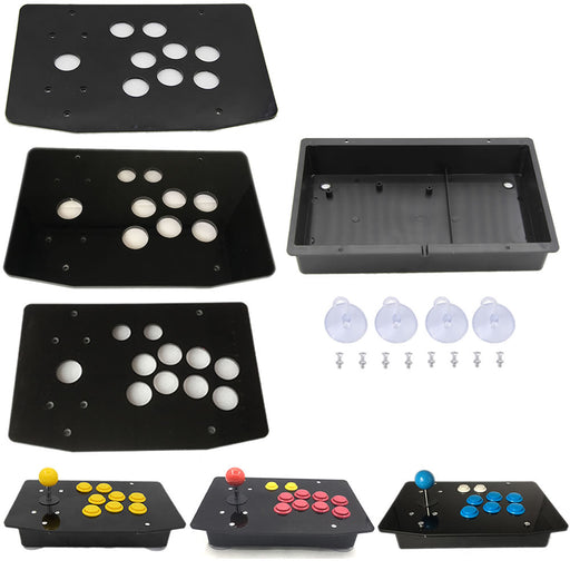 RAC-K500F Acrylic Panel Flat Case 24/30mm Button Hole DIY Arcade Joystick Kits - Just $29.99! Shop now at Retro Gaming of Denver