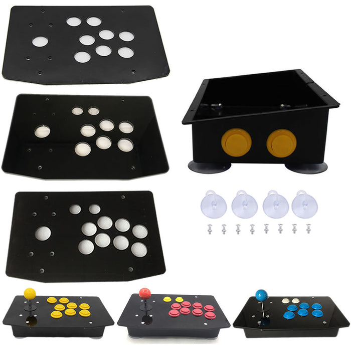 RAC-K500L Acrylic Panel Inclined Plane Case 24/30mm Button Hole DIY Arcade Joystick Kits - Just $29.99! Shop now at Retro Gaming of Denver