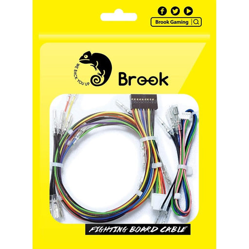 Brook Fighting Board Cable - 20-Pin Button and Joystick Harness with 4-Pin Button Harness, Button Joystick Harness DIY Builds/Arcade Stick/Fighting Board Accessories - Just $15! Shop now at Retro Gaming of Denver