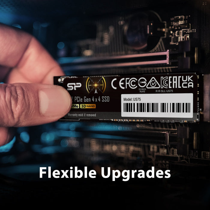 Silicon Power US75 2TB NVMe Gen4x4 M.2 2280 Internal Solid State Drive Compatible with PS5 - for just $289.97! 