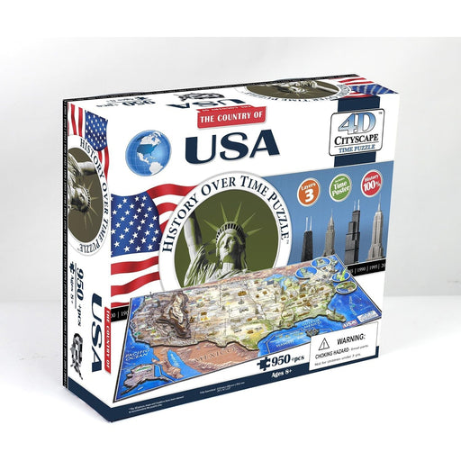 USA 950 Piece 4D Jigsaw Puzzle CityScape - for just $39.99! 