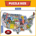 USA License Plates 1000 Piece Shaped Jigsaw Puzzle TDC - for just $19.99! 