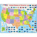 USA Map 48 Piece Tray Jigsaw Puzzle Larsen - for just $11.99! 