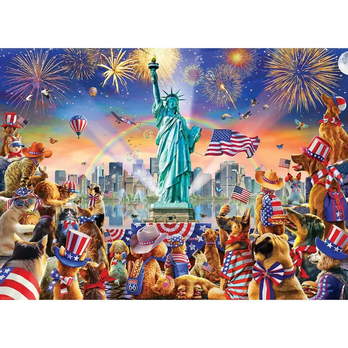 USA Pets Festival 300 Piece Jigsaw Puzzle Eurographics - for just $17.99! 