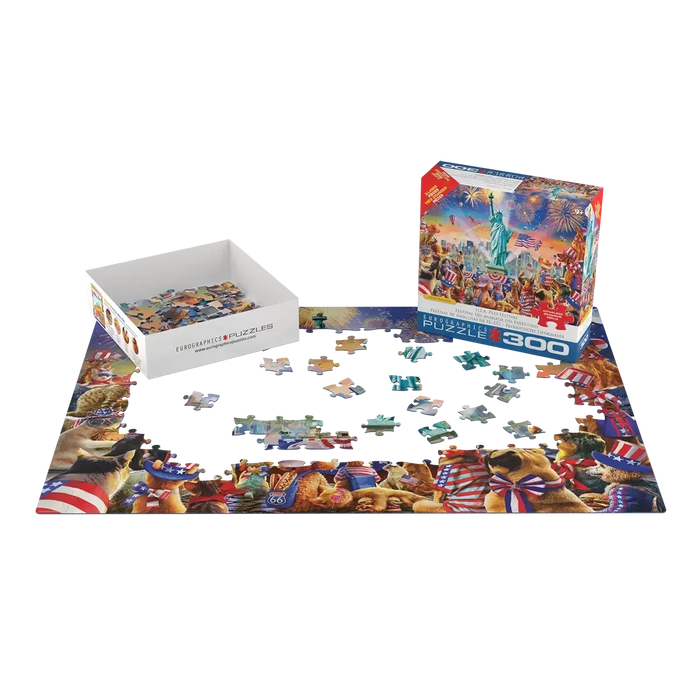 USA Pets Festival 300 Piece Jigsaw Puzzle Eurographics - for just $17.99! 