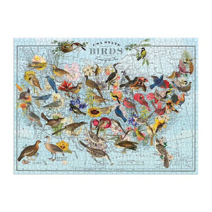 USA State Birds 1000 Piece Jigsaw Puzzle Galison - for just $19.99! 