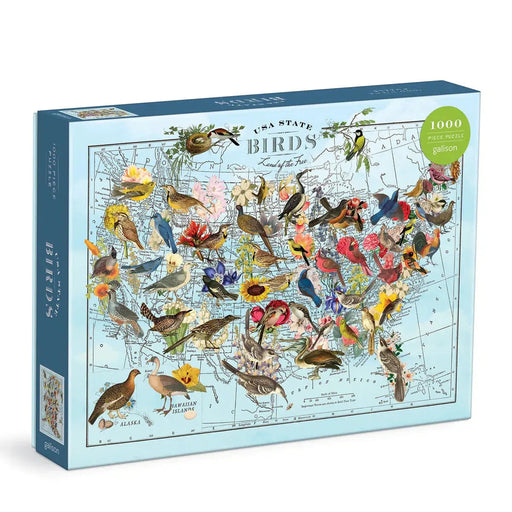USA State Birds 1000 Piece Jigsaw Puzzle Galison - for just $19.99! 