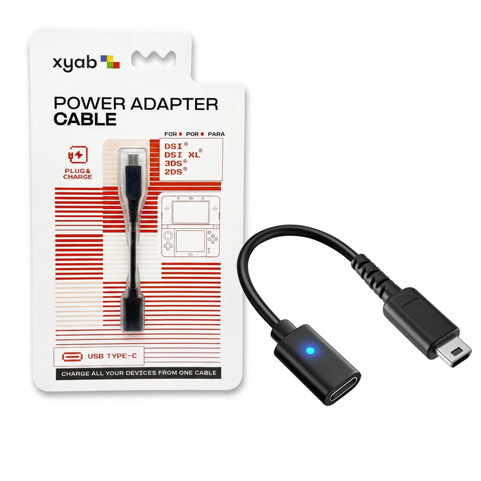 USB C Power Adapter Cable for DSi®, DSi XL®, 2DS®, 3DS® - for just $10.99! 