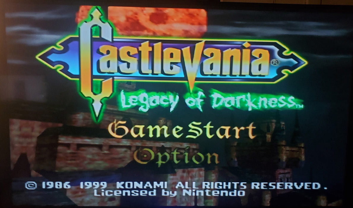 Castlevania Legacy of Darkness N64 Nintendo 64 Video Game Cartridge - for just $21.99! 