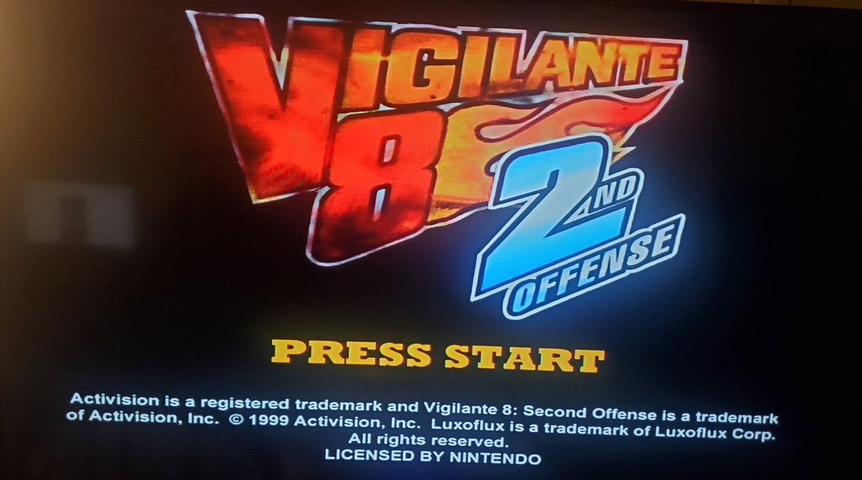 Vigilante 8 2nd Offense N64 Nintendo 64 Video Game Cartridge 2000 - for just $20.99! 