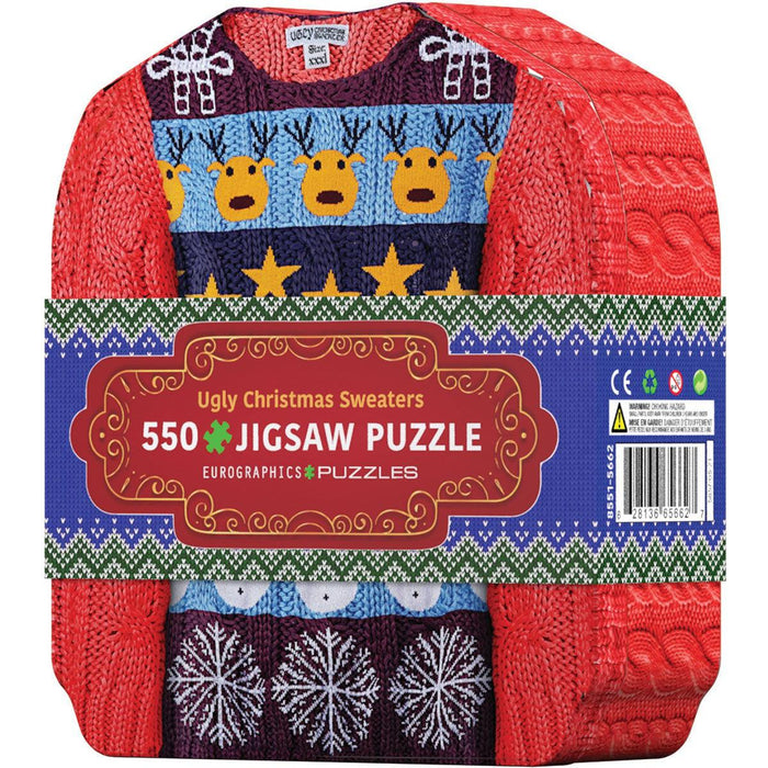 Ugly Christmas Sweaters 550 Piece Jigsaw Puzzle in Tin Eurographics - for just $24.99! 