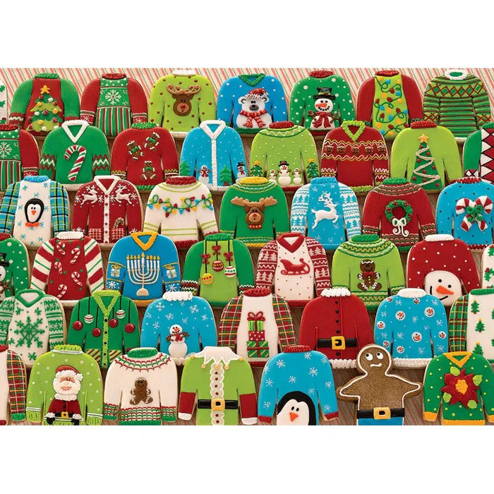 Ugly Xmas Sweaters 1000 Piece Jigsaw Puzzle Cobble Hill - for just $19.99! 