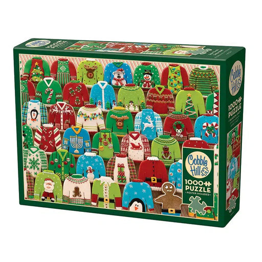 Ugly Xmas Sweaters 1000 Piece Jigsaw Puzzle Cobble Hill - for just $19.99! 