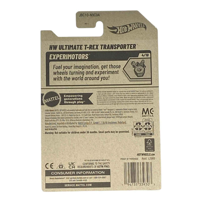 Hot Wheels HW Ultimate T-Rex Transporter - Experimotors Series 4/10 - for just $1.79! 