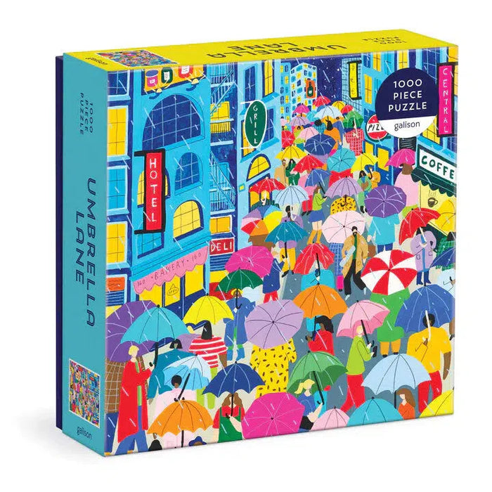 Umbrella Lane 1000 Piece Jigsaw Puzzle Galison - for just $19.99! 