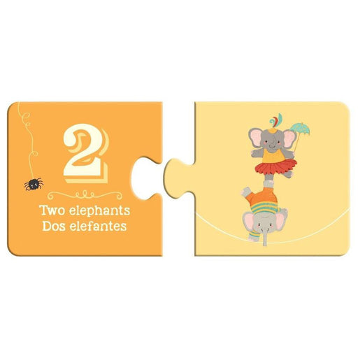 Un Elefante Numbers Puzzle Duo 20 Piece Jigsaw Puzzle Gibbs Smith - for just $15.99! 