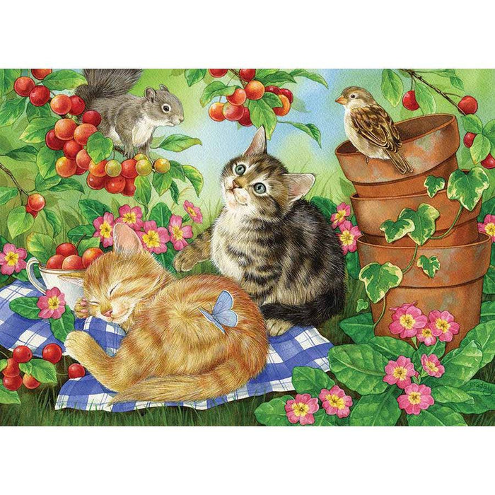 Under the Cherry Tree 350 Piece Family Jigsaw Puzzle Cobble Hill - for just $17.99! 