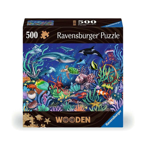 Under the Sea 500 Piece Wood Jigsaw Puzzle Ravensburger - for just $49.99! 