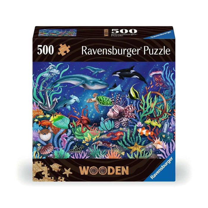 Under the Sea 500 Piece Wood Jigsaw Puzzle Ravensburger - for just $49.99! 