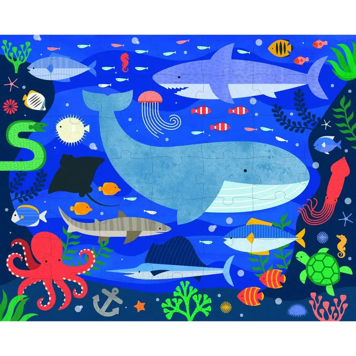 Under the Sea "On-the-Go" 49 Piece Double-Sided Jigsaw Puzzle Chronicle - for just $11.99! 