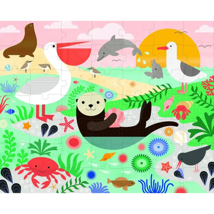 Under the Sea "On-the-Go" 49 Piece Double-Sided Jigsaw Puzzle Chronicle - for just $11.99! 