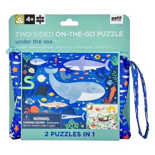 Under the Sea "On-the-Go" 49 Piece Double-Sided Jigsaw Puzzle Chronicle - for just $11.99! 