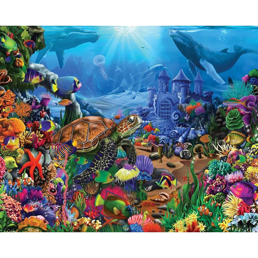 Undersea Turtle 1000 Piece Jigsaw Puzzle Springbok - for just $19.99! 